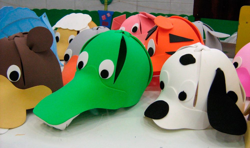 Animales de goma eva